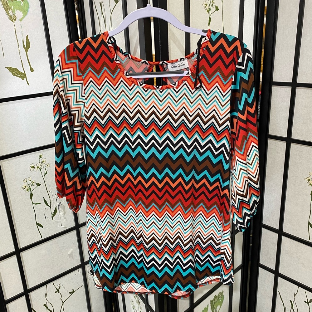 Multi colored top
